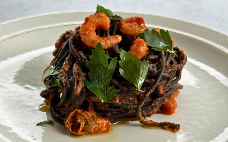 spaghetti nero di seppia