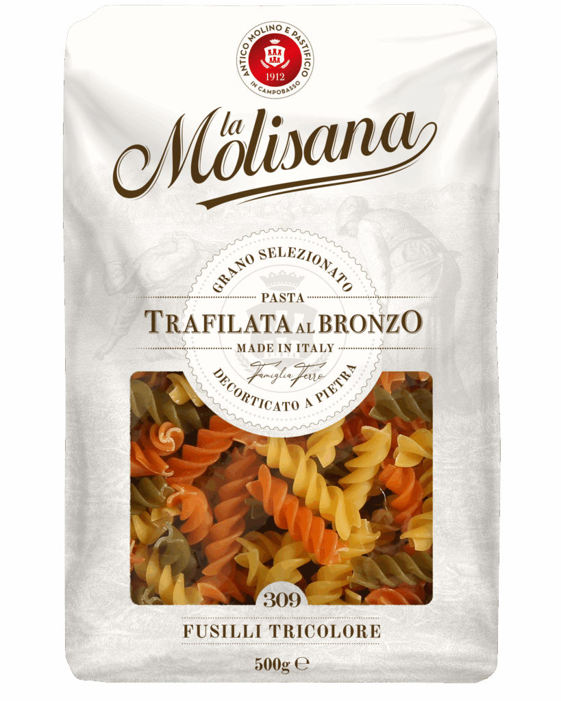 fusilli tricolore